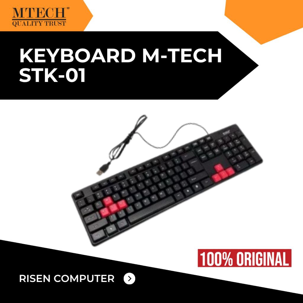M-TECH STK-01 Kibot Cable Keyboard External External Pc | Shopee ...