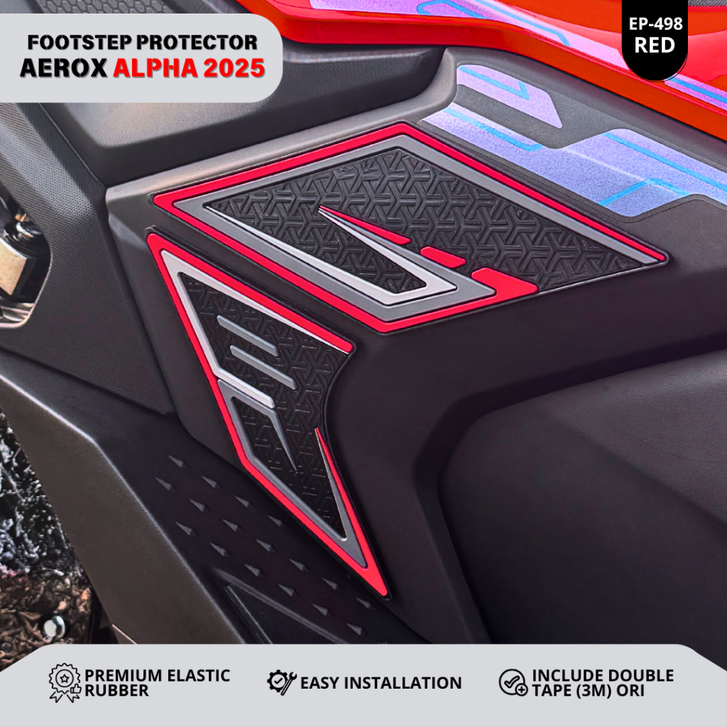 FootStep Protector Aerox Alpha Turbo 2025 - Aerox Cybercity Exie Art ...