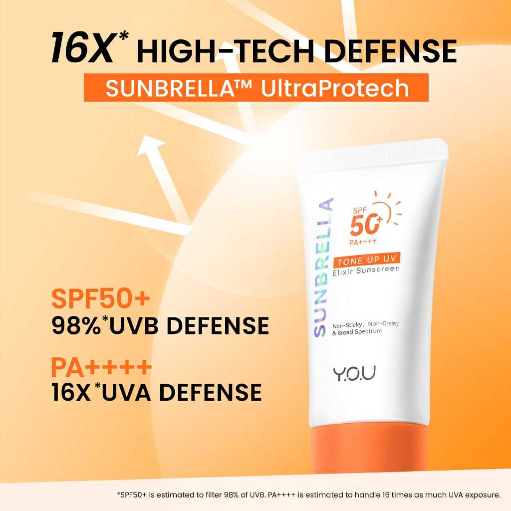 You TONE UP UV ELIXIR SUNSCREEN SPF 50 PA++ CORRECT + PROTECT ...