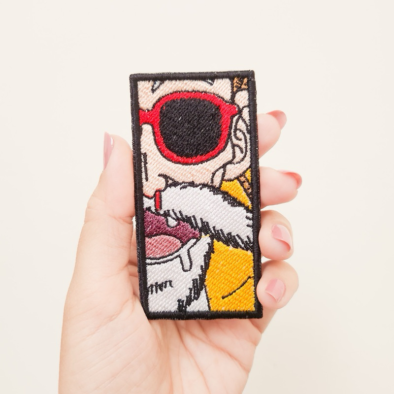 Dragon BALL EMBROIDERED PATCH / MASTER ROSHI EMBROIDERED BADGE ...