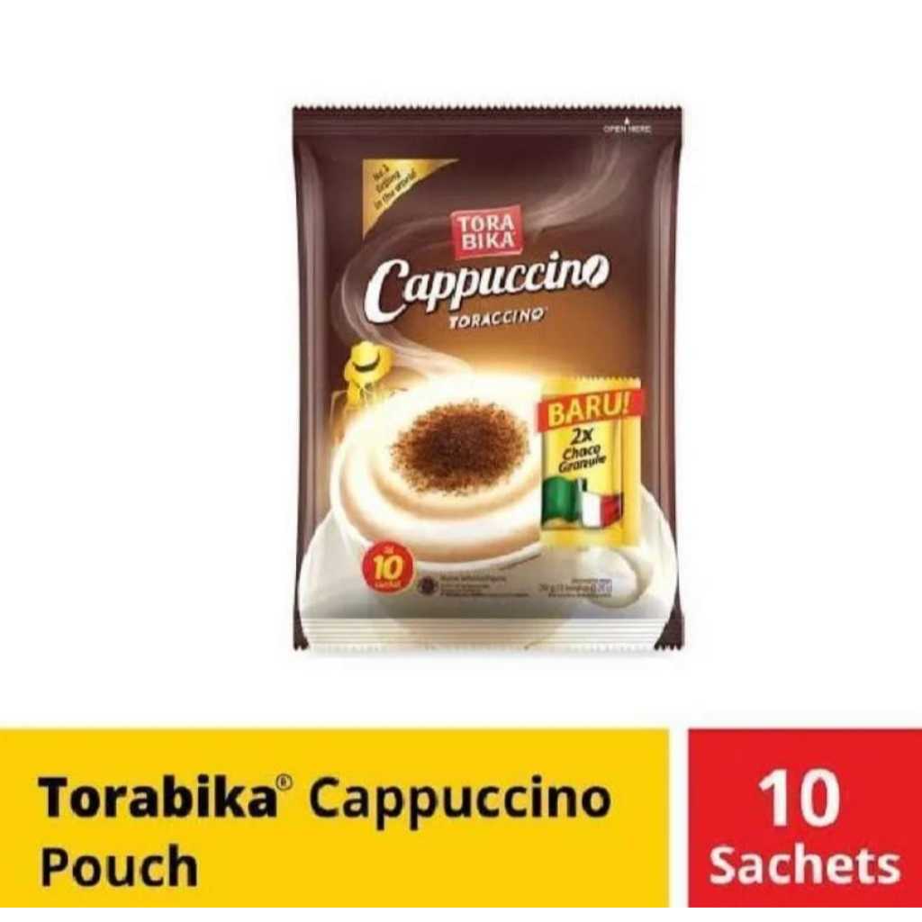 Torabika Cappuccino Choco Granule 25 Gram Tora Bika Cappucinno Instant ...