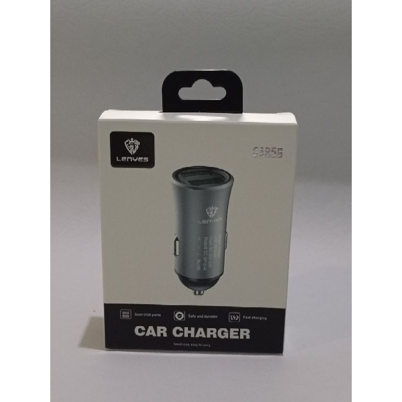 Lenyes CA856 Dual Ports Car Charger Saver | Shopee Philippines