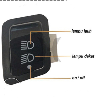 TOMBOL DIM ON OFF BUTTON 3 functions | Shopee Philippines