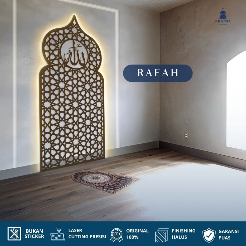 Dome Prayer Room Mihrab Wall Decoration | Rafah | Shopee Philippines