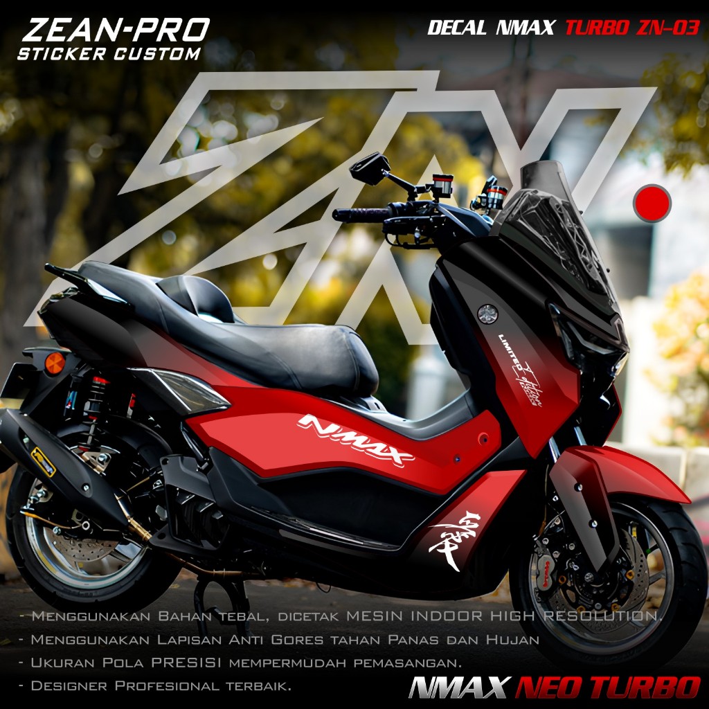 NEWEST Decal Sticker Yamaha Nmax TURBO NEO 2024 2025 Fullbody ...