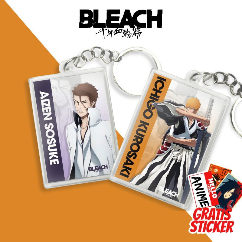 GANTUNGAN Bleach keychain/anime keychain/bleach keychain/anime keychain ...