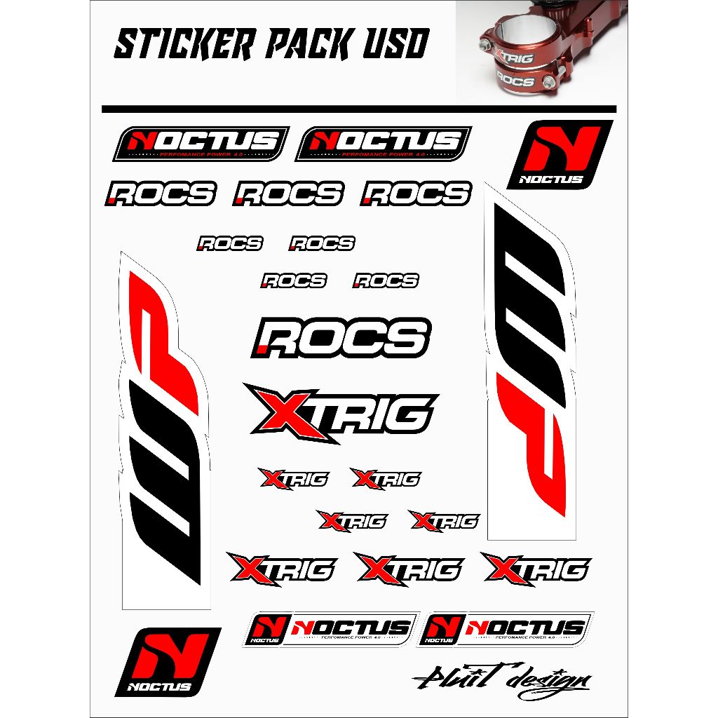 USD REAL JUMP HT STICKER PACK WP SHOWA XTRIG ROCS EXPEDITION KYB ...