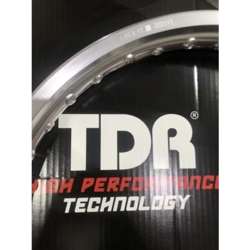 RIMS TDR W SHAPE 140X17 SILVER/VELG ORIGINAL TDR W SHAPE 140X17/VELG ...