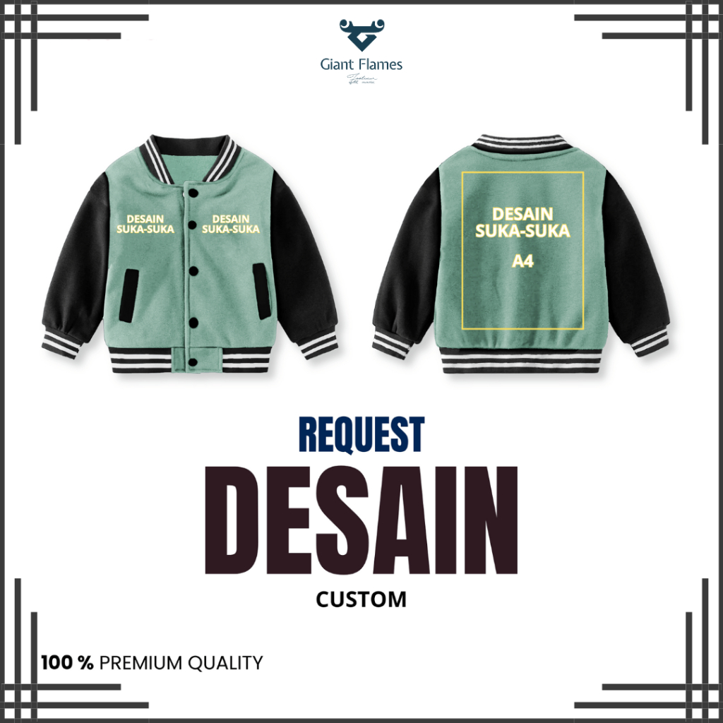 Giant Flames - Adult Custom Varsity Jackets for Community Outing ...