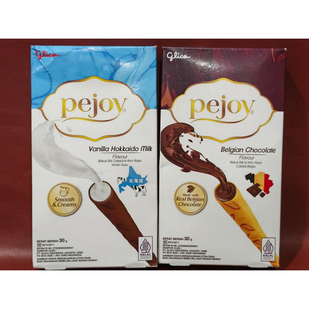 Pejoy Biscuit Sticks Filled with Vanilla Cream Hokkaido Milk | Belgian ...