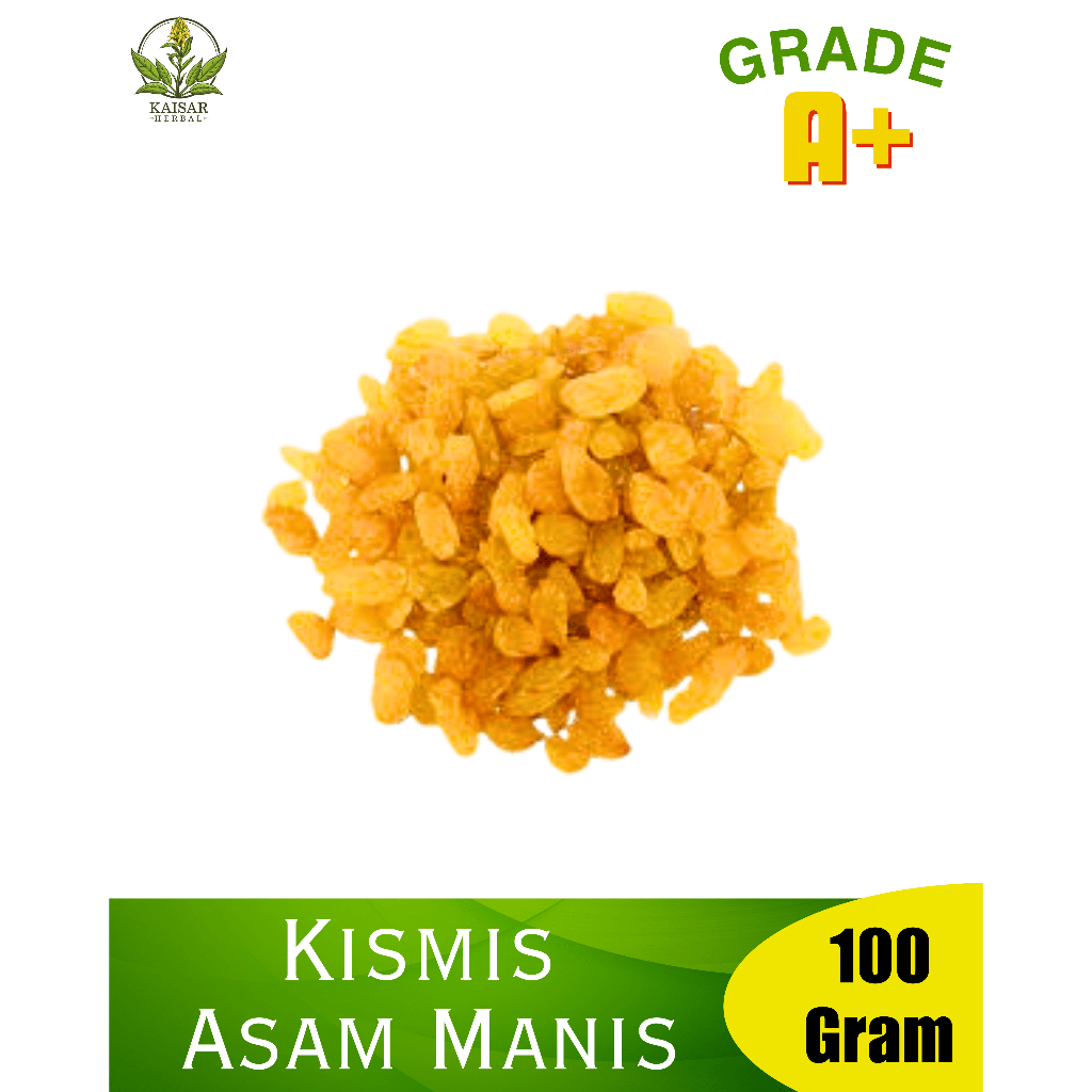 Golden Raisins Arabic Raisins 100 Grams Mix Sweet and Sour / Simin ...