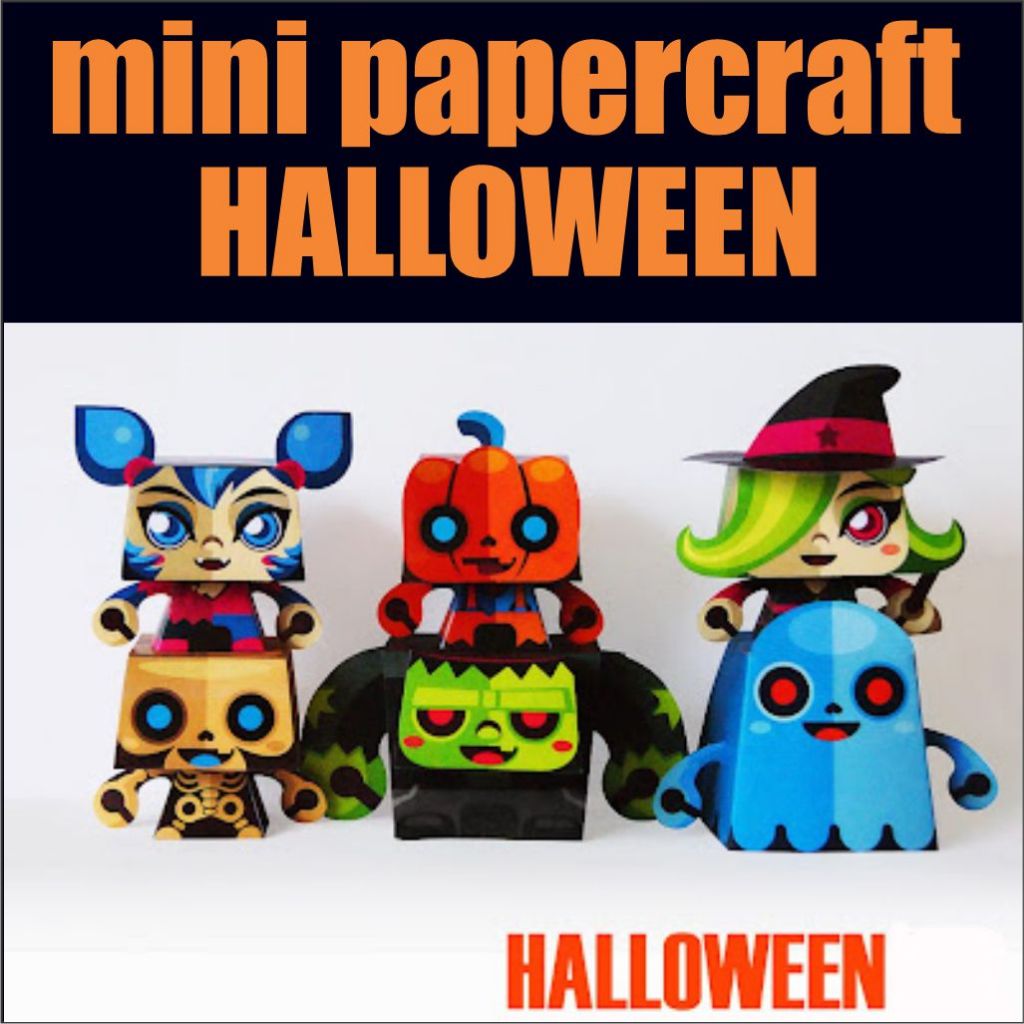 Mini PAPERCRAFT HELLOWEEN EDITION CHILDREN'S EDUCATIONAL TOY | Shopee ...