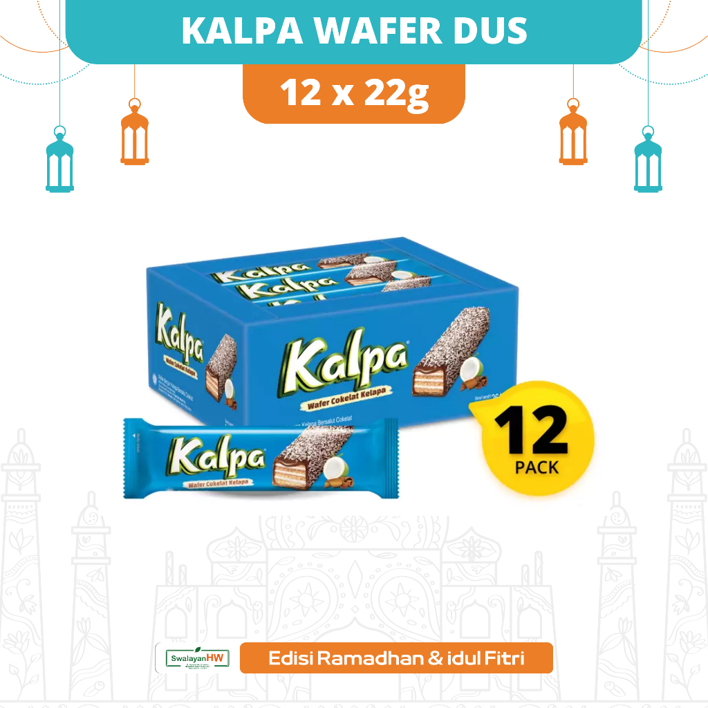 KALPA WAFER BOX/ DUS CONTENTS 12x22g I ED 09 2025 I COCONUT CHOCOLATE ...