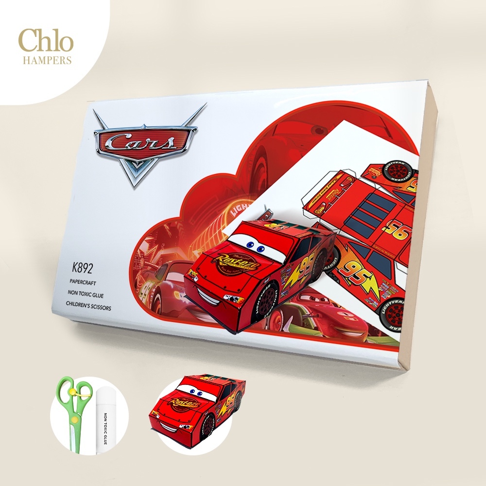 K892 Cars Mcqueen - Children's Toy Birthday Souvenir Papercraft ...