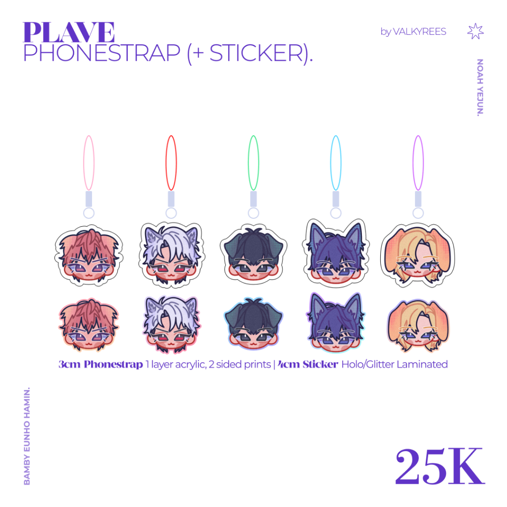 PLAVE Phonestrap (+Sticker) | Shopee Philippines