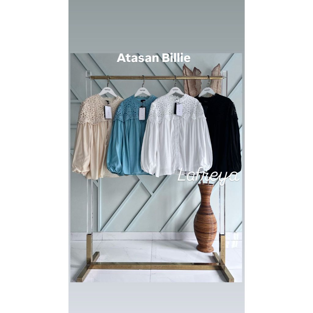 Nae Ella Lafreya Top Billie Fashion Muslim Import Premium | Shopee ...