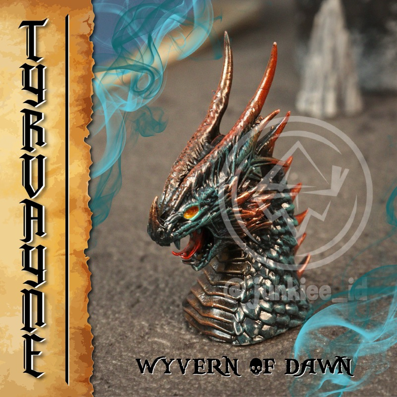 Dragon artisan keycaps wyvern Tyrvayne keycaps dnd dungeon and dragons ...