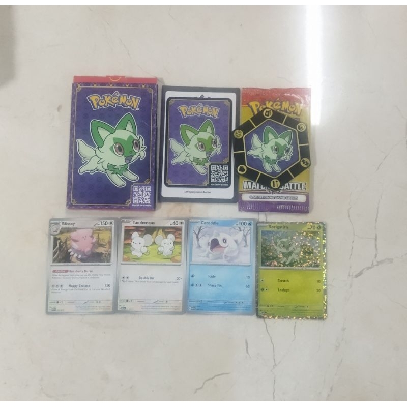 Pokemon Match Battle Match Happy Meal Singapore 2024 (open booster pack ...