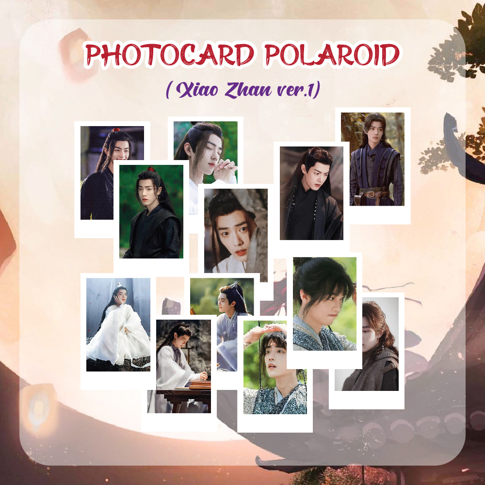 POLAROID Bora.pola Xiao Zhan Weiying Chinese Actor singer Photocard ...