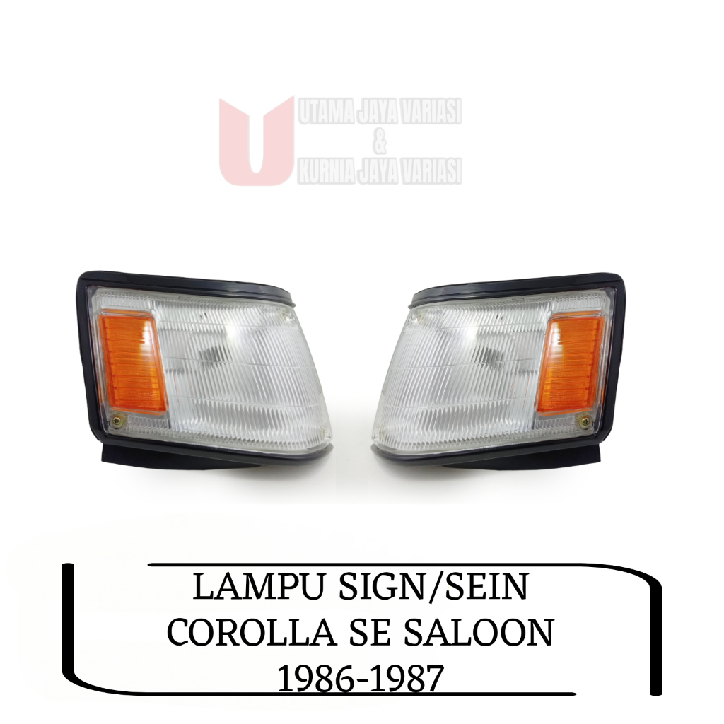 TOYOTA COROLLA SE SALOON 1986 SIGN/SEIN LIGHT BRAND TYC SET RIGHT ...