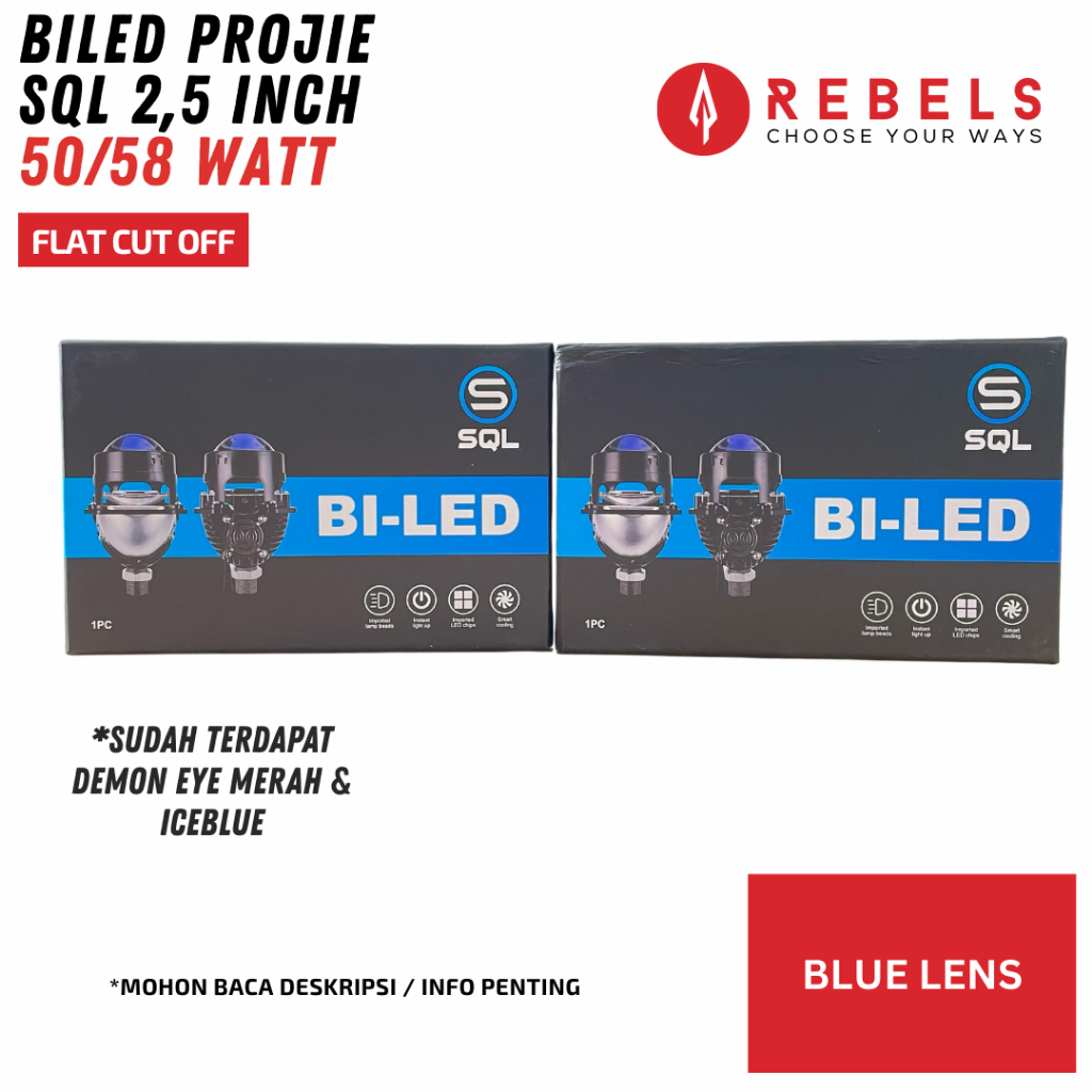 Biled Projie SQL 2,5 Inch+Demon eye And Bundling package for ...