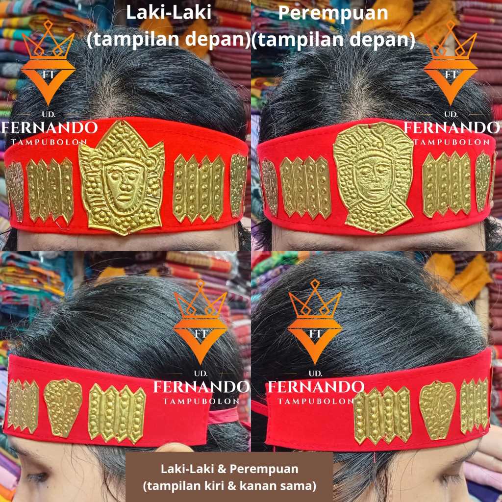 Sortali Batak Lempengan Traditional Toba Bridal Headdress Premium ...
