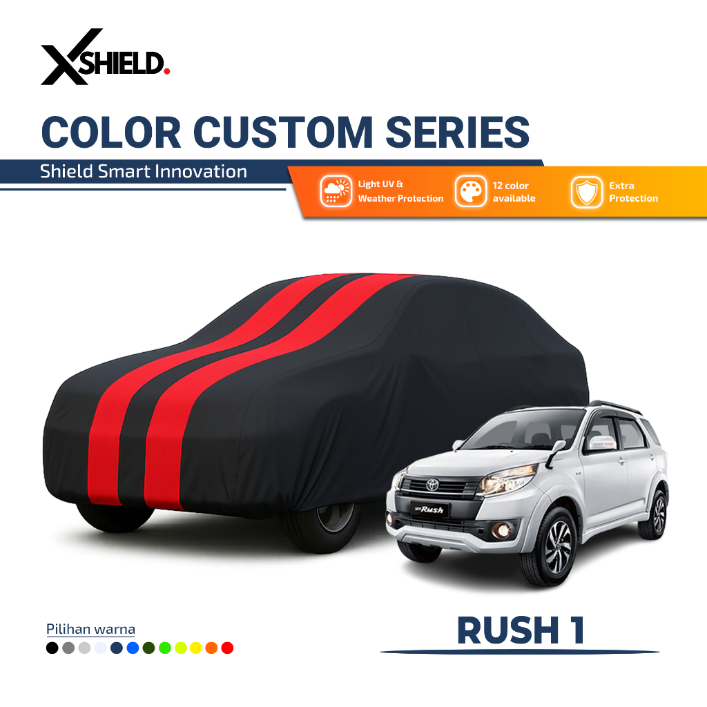 RUSH Car Cover Toyota Rush Old Car Cover Konde Super Waterproof Color ...