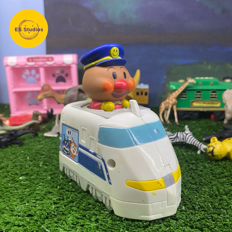 Anpanman push spring shinkansen Preloved Anpanman Vehicle Figure ...