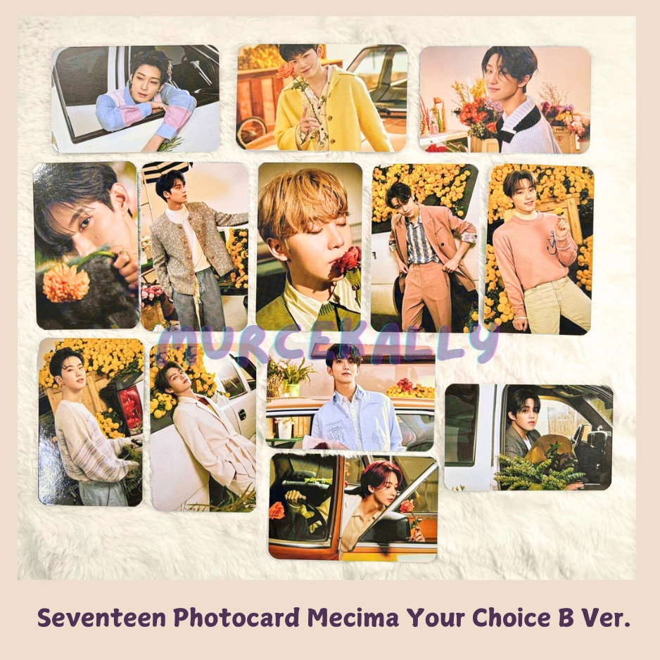 Seventeen Photocards Mecima Your Choice B Ver. 1set(13pcs) | Shopee ...