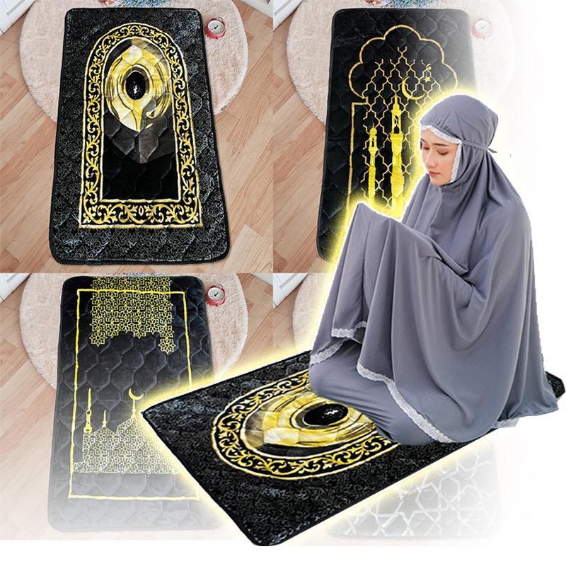 Thick, Anti-Slip, Comfortable, and Soft Prayer Rug Size 70x110cm ...