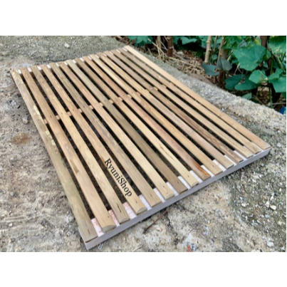 Bamboo Ancak Rabbit Footrest/, Cage Base 60x40cm Bamboo Ancak Cage Base ...