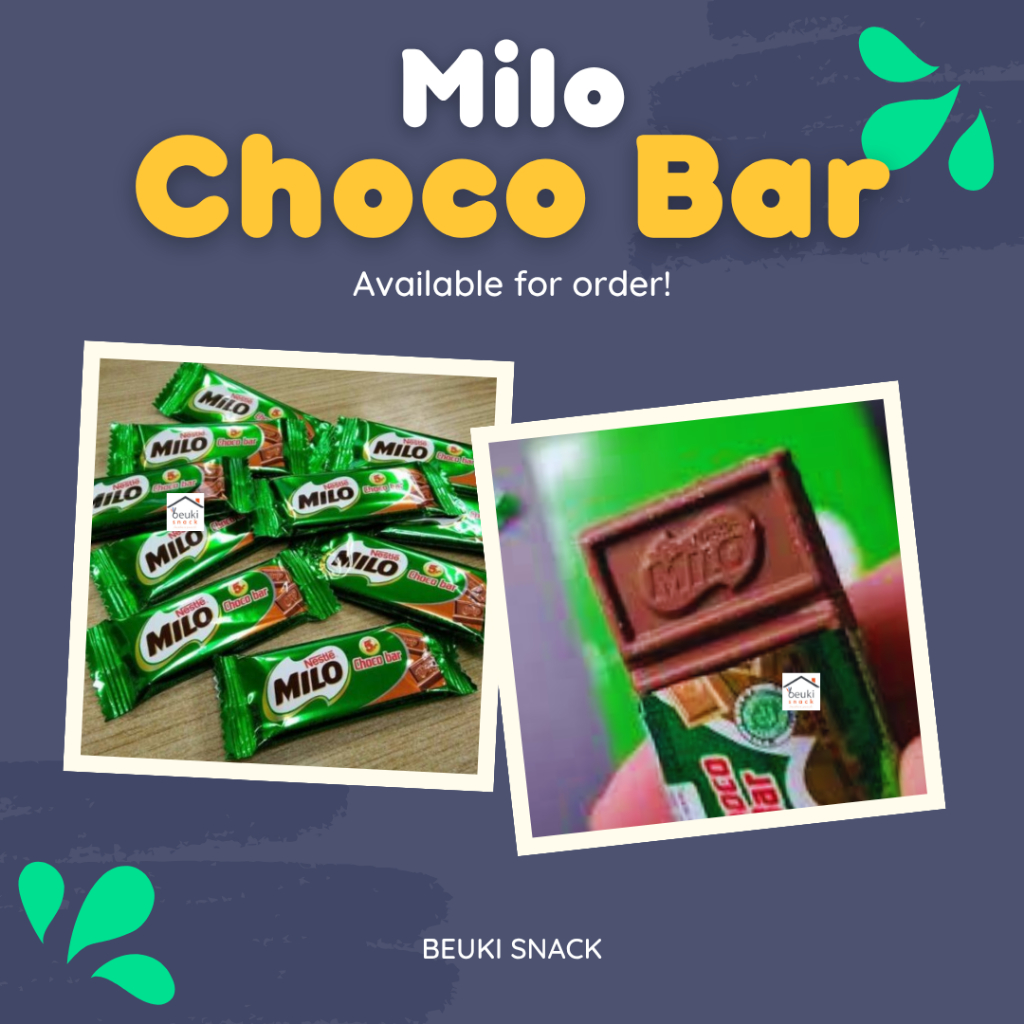 Milo Nestle Choco Bar Chocolate Milk from Milo | Shopee Philippines