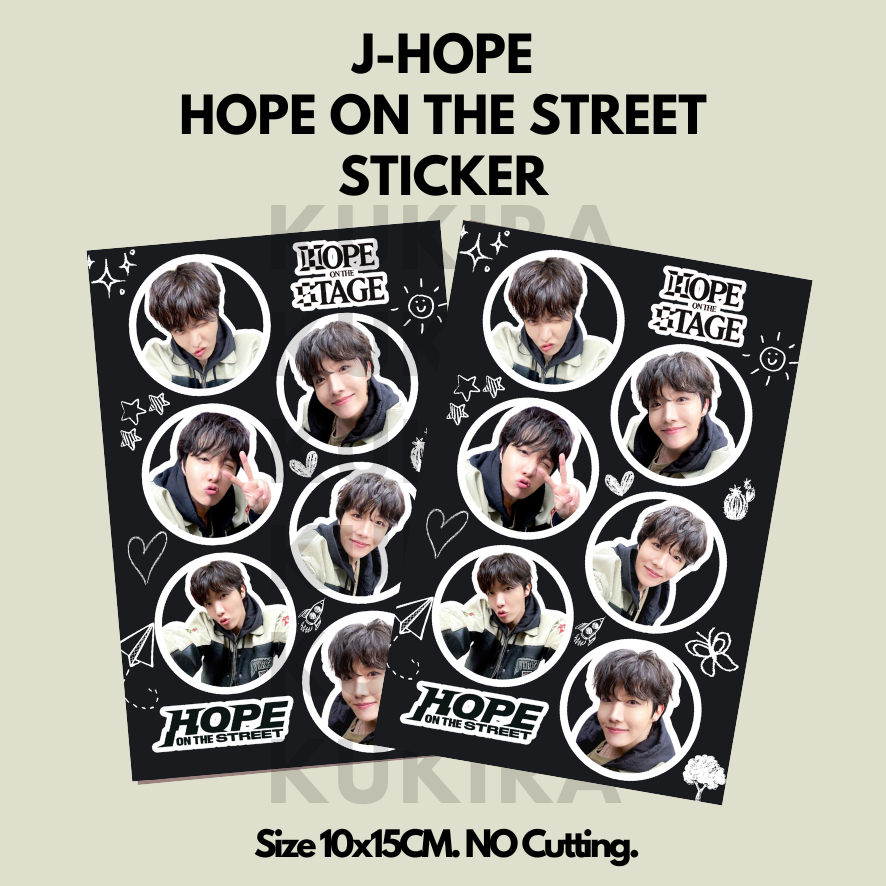 [KUKIRA] J-hope Hope on the Street Sticker Set | Shopee Philippines