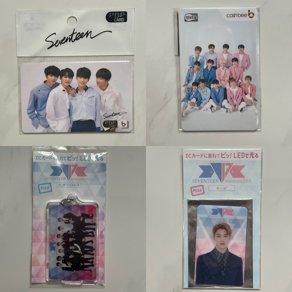 SEVENTEEN SVT TRANSPORTATION CARD T-MONEY TRANSIT CARD CASHBEE PIICA ...