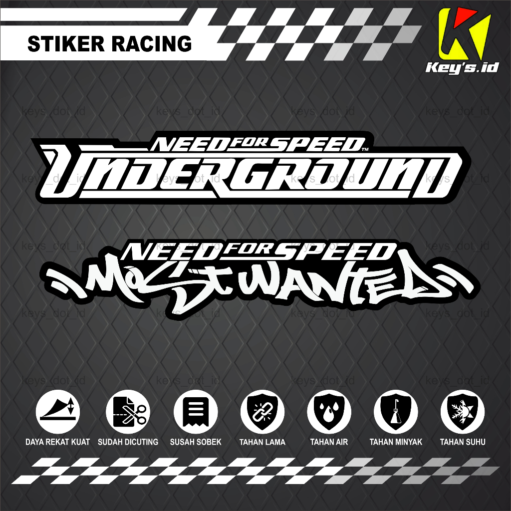 Need FOR SPEED UNDERGROUND STICKER, WATERPROOF DISH WANTED NFS STICKER ...