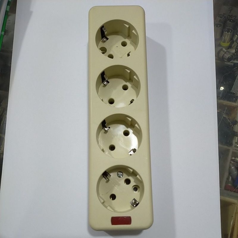 Four 4 Hole Grounded Socket | Shopee Philippines
