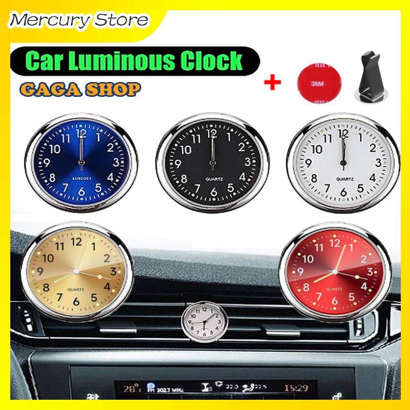 Luminous Analog Car Clock Digital Dashboard Universal SUV Car Dashboard ...
