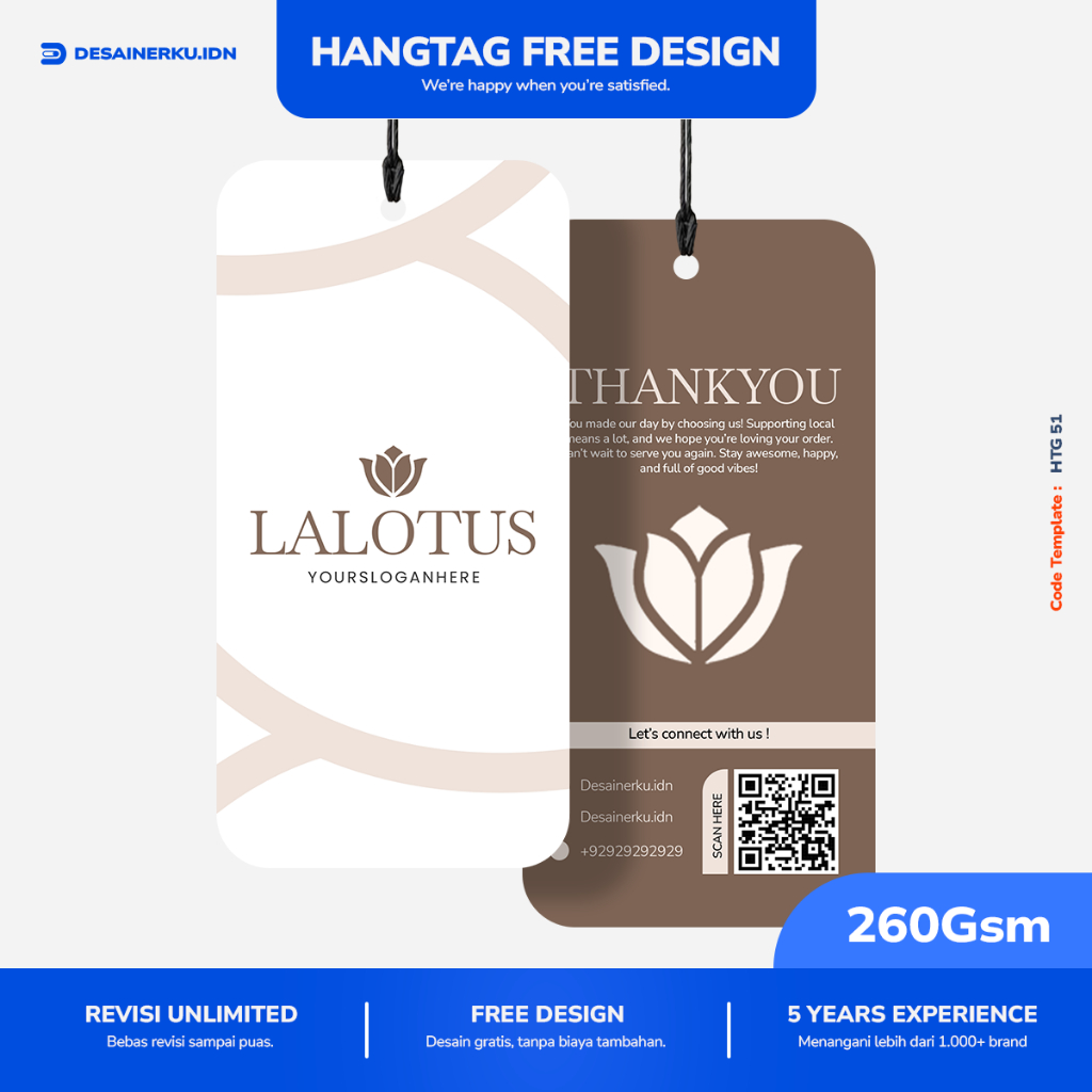 Custom Clothes Hangtag FREE Design | Print Your Own Design Clothing Tag ...