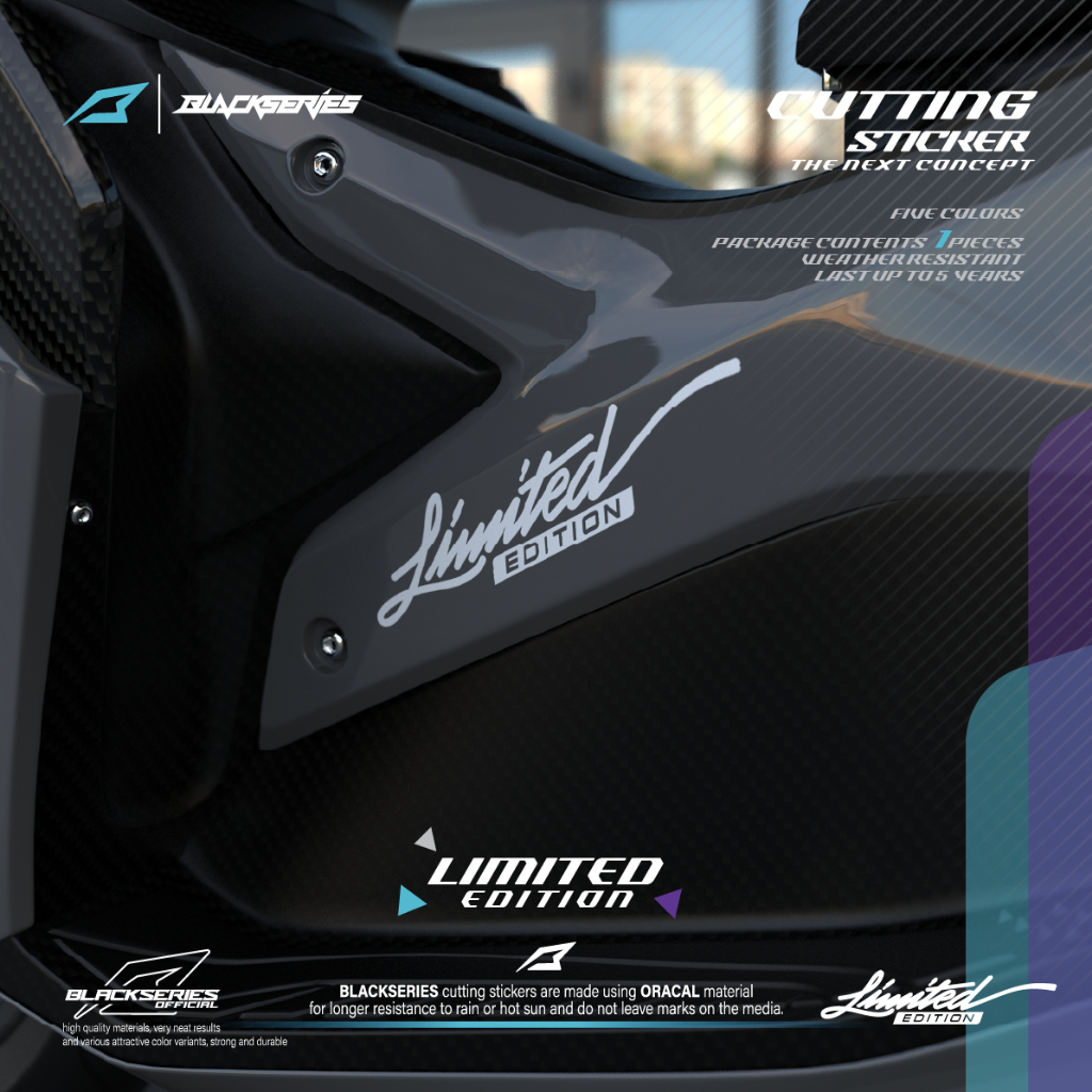 BLACKSERIES | Limited Edition Cutting Sticker | Limited Edition ...
