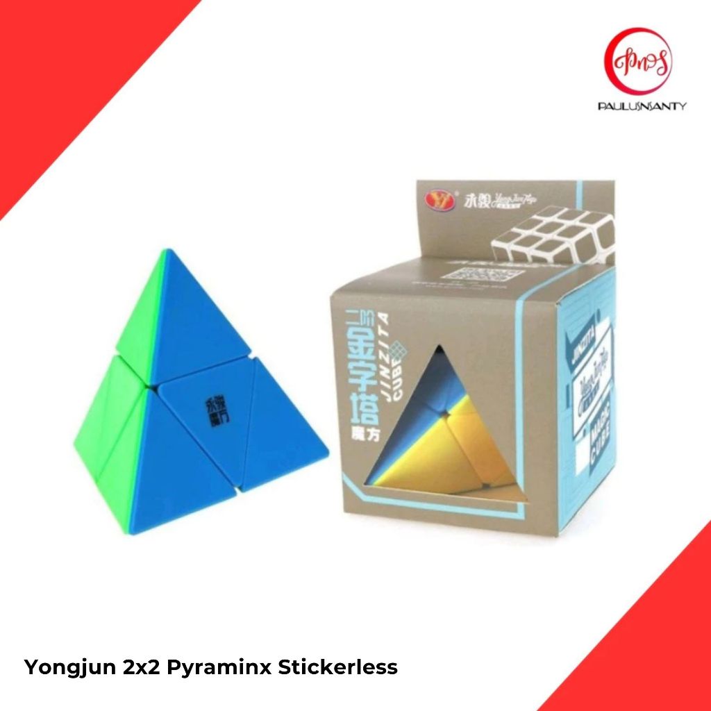 Cube Puzzle 2x2 Pyraminx Yongjun 2x2 Pyraminx Stickerless ORIGINAL ...