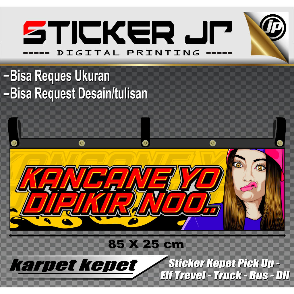 Carpet Stickers for Pick Up Cars L300, Trucks, Buses, Grandmax, etc ...
