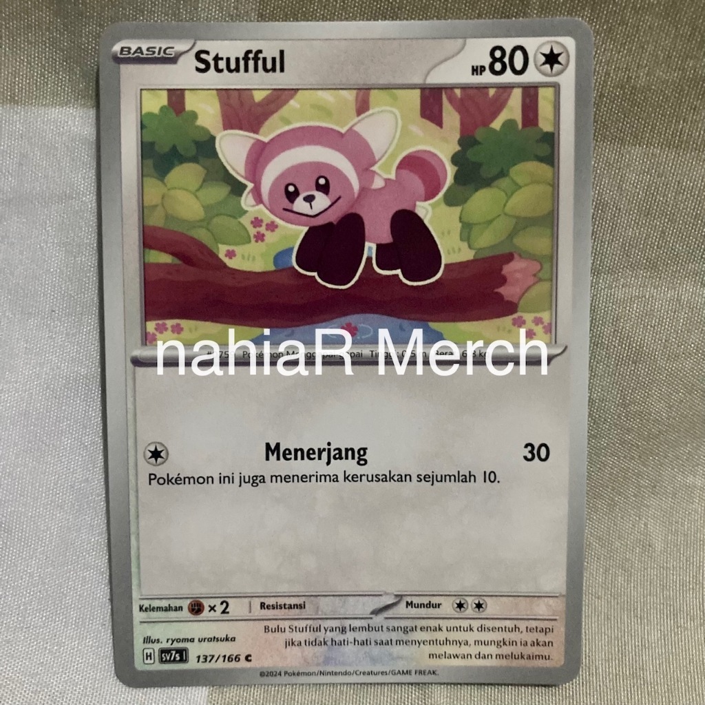 Pokemon TCG Indonesia Stufful sv7s 137/166 C Relationship Guidance ...