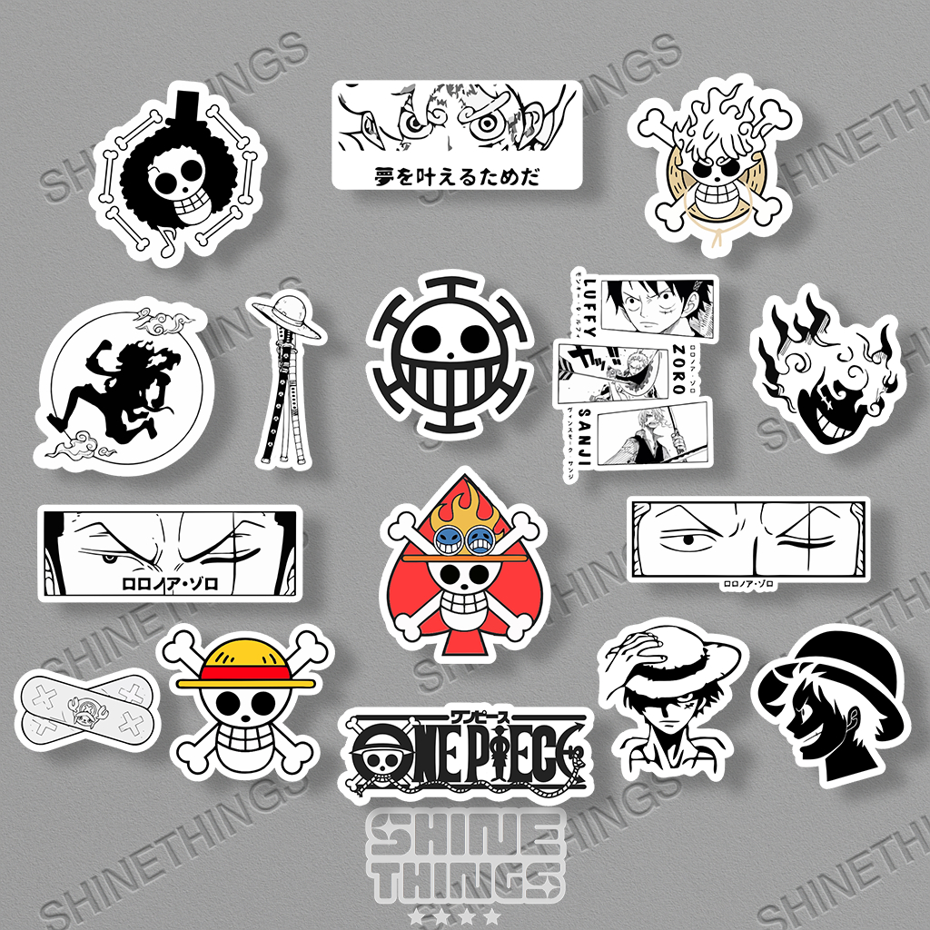 One Piece Anime Sticker One Piece Anime Sticker Pack Shopee