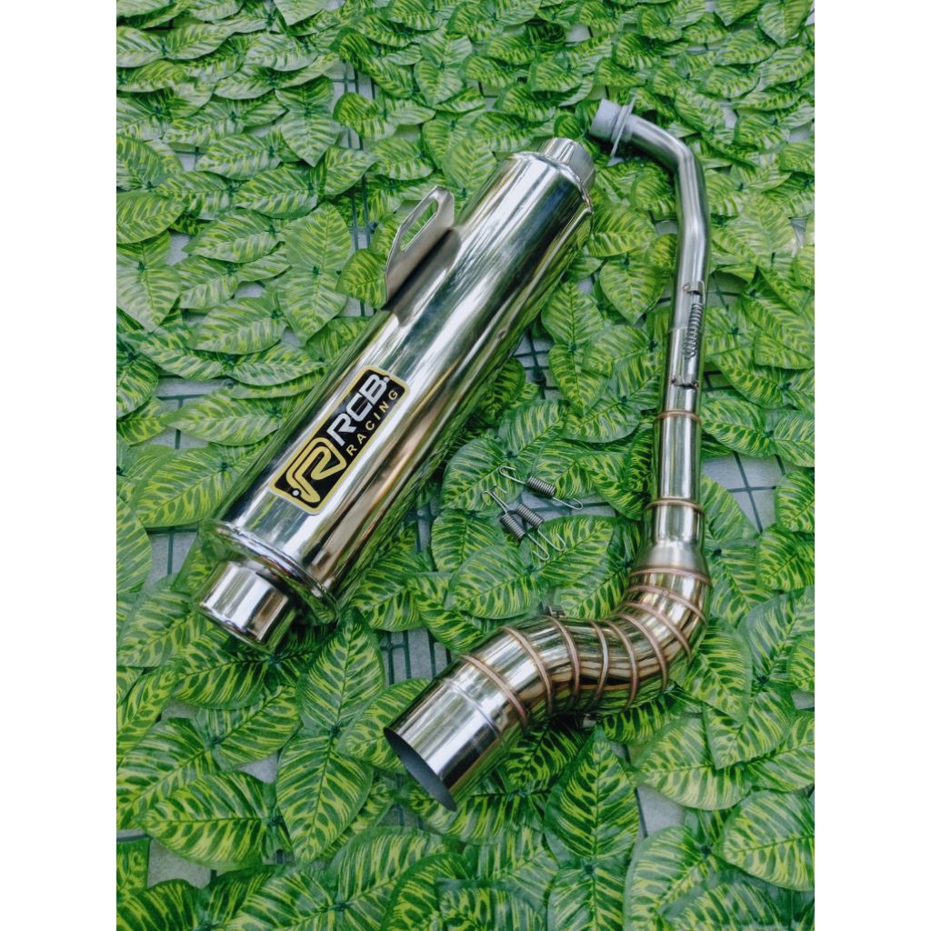 RCB 1set Pipe 51mm canister conical open specs exhaust Pipe for Wave ...
