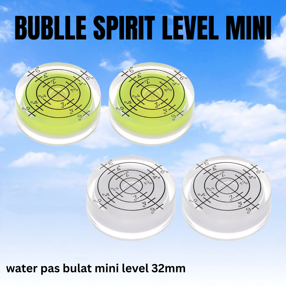 Bubble spirit level mini water pas round mini | Shopee Philippines