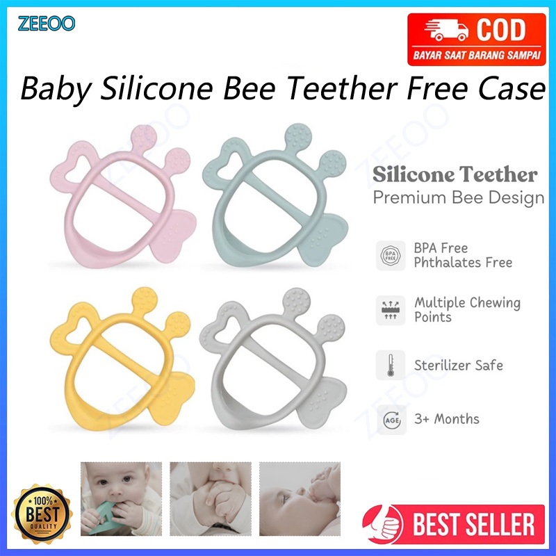 Baby Bee Teether Silicone Toy / BPA Phthalate Free Silicone Toy Premium ...