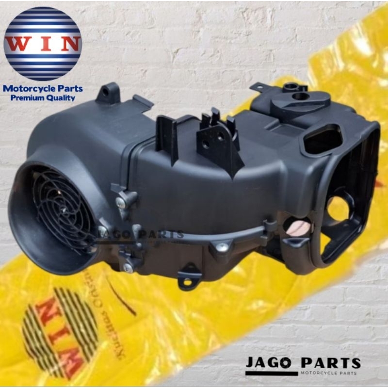 MESIN Upper and lower engine Cover + fan Cover for Honda Beat Fi esp ...