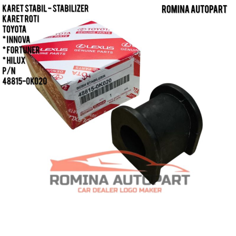 Original Toyota Innova Fortuner Hilux Stabilizer Bush Rubber 1pc ...