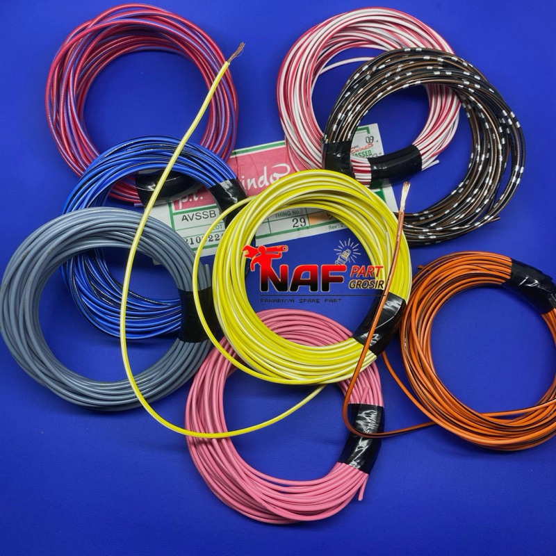 AVS AVSS 0.75 0.85 CABLE 10M LENGTH ORIGINAL STANDARD MOTORCYCLE CAR ...
