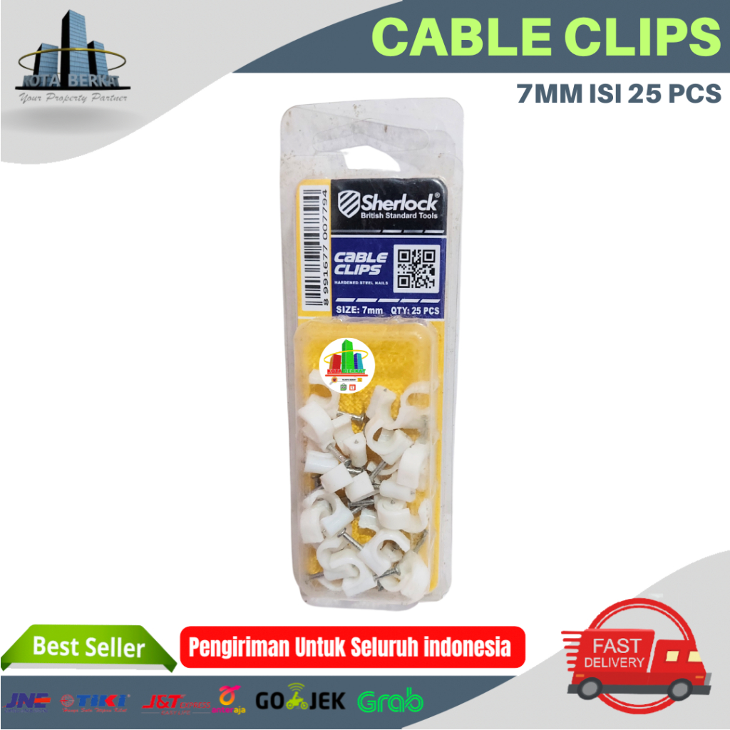 Sherlock CABLE CLAMPS 7 MM / CABLE CLIPS 7MM | Shopee Philippines